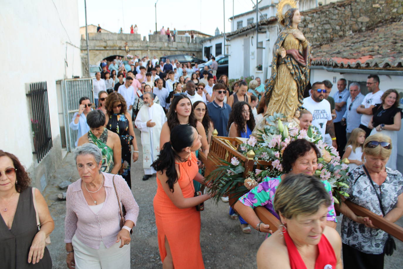 Puente del Congosto honra a la Virgen de la Asunción como antesala del día grande en honor a San Roque