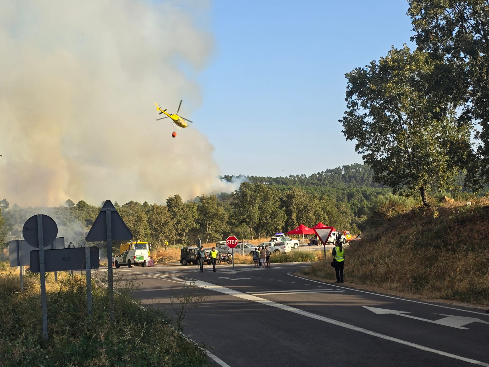 Los incendios de la provincia de este sábado, en imágenes