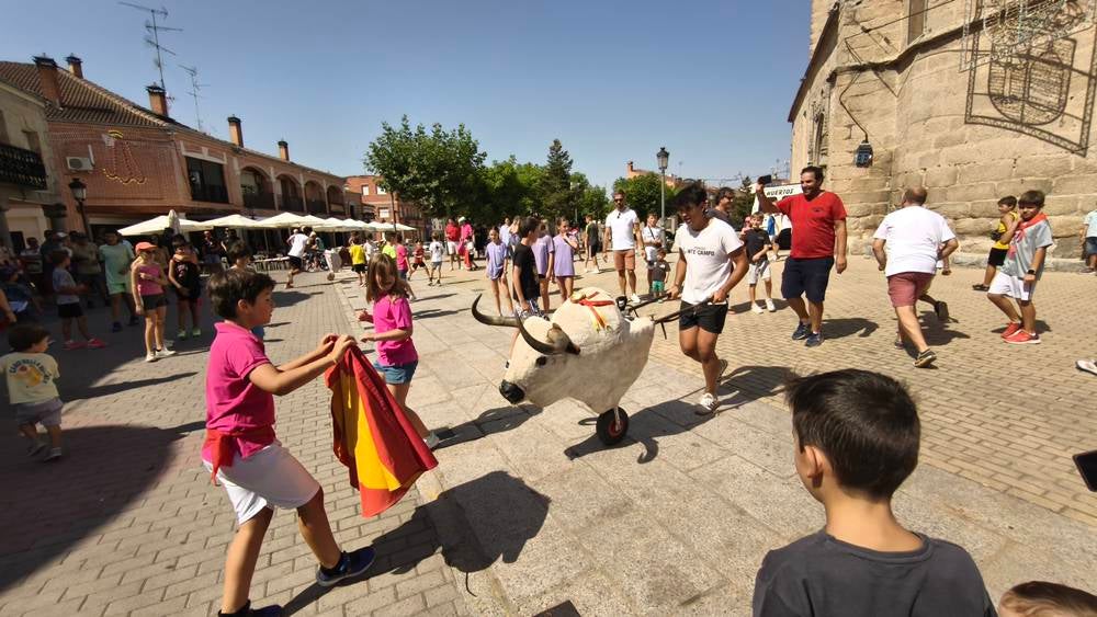 Multitudinario encierro infantil de Macotera