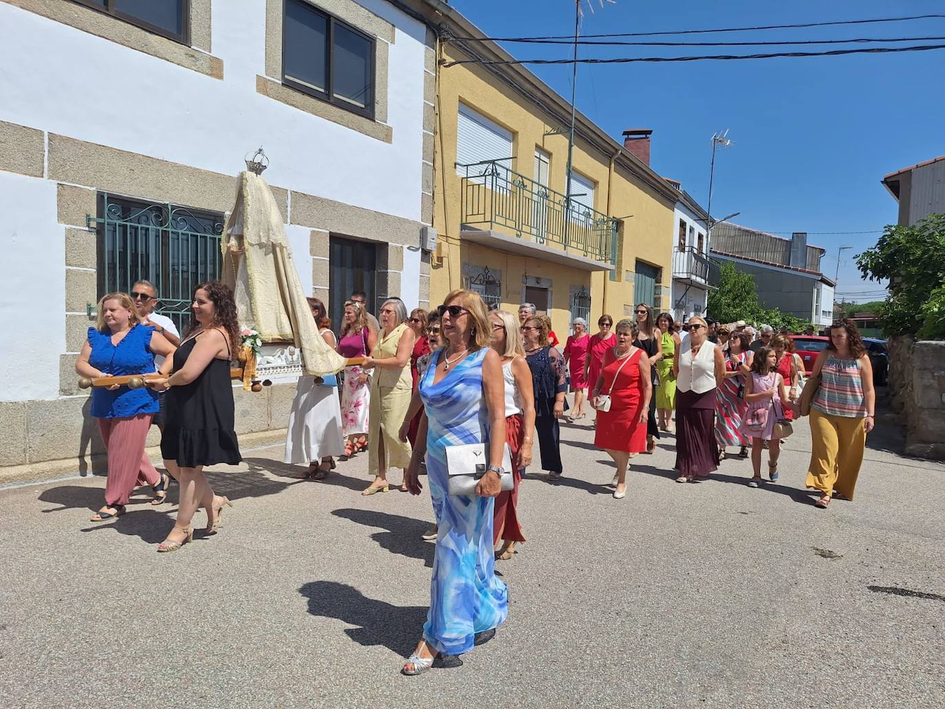 Sorihuela acompaña a la Virgen de la Asunción en su día de fiesta