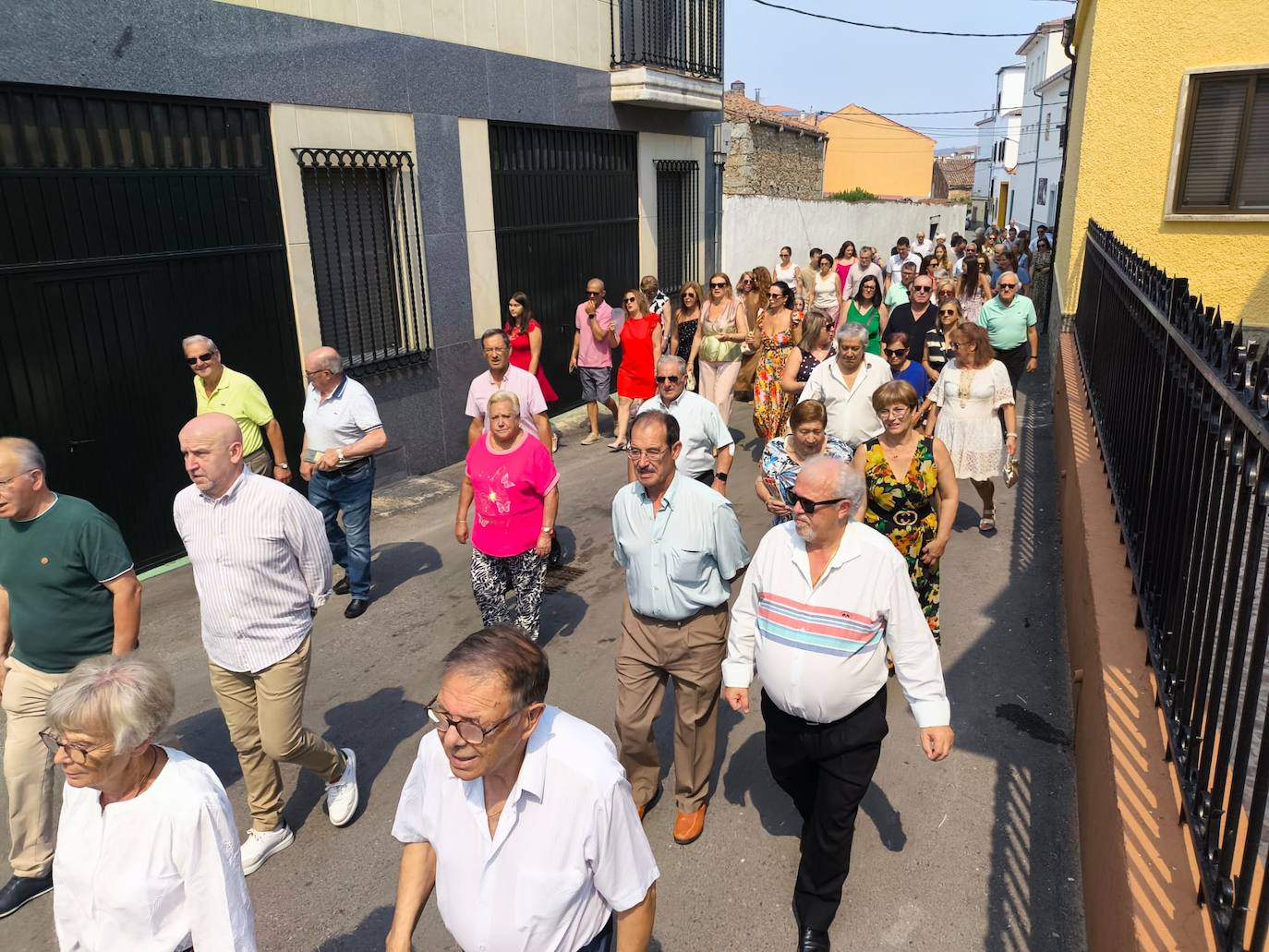 Ledrada vive una intensa jornada por San Roque