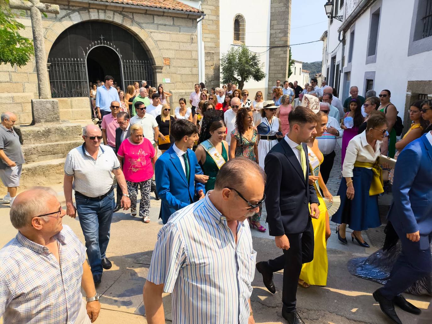 Ledrada vive una intensa jornada por San Roque