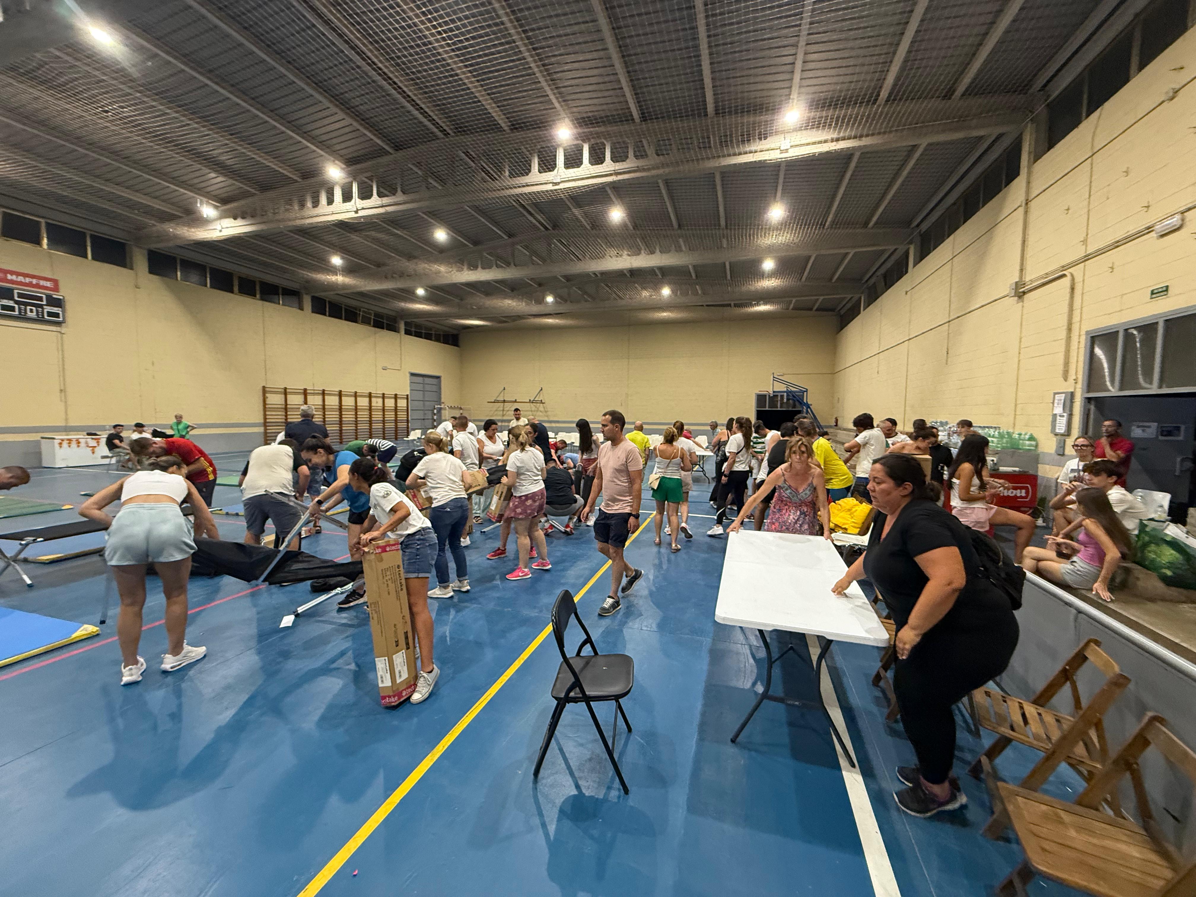 La noche más larga para los que huyeron del incendio y que fueron acogidos en Ledesma: &quot;La gente llegaba con muchos nervios&quot;