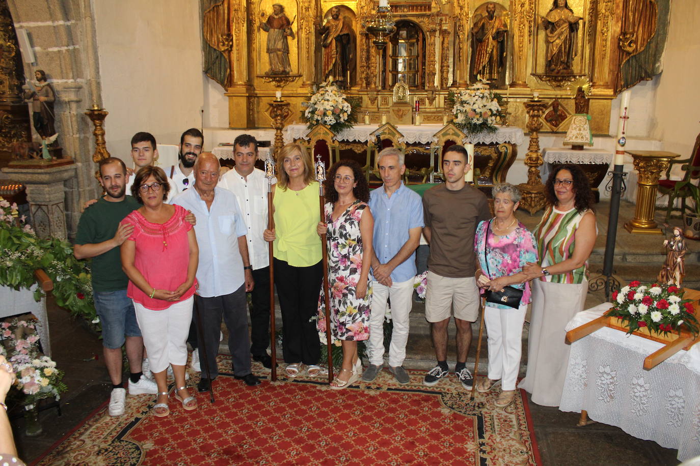 Fin de fiesta con homenaje y relevo en la Hermandad de San Roque en Puente del Congosto