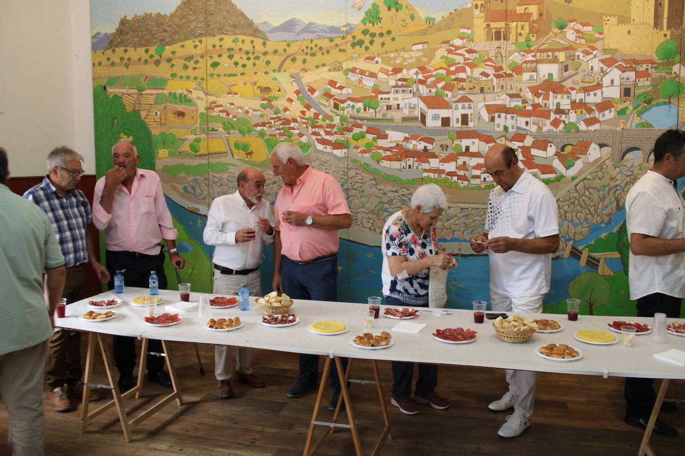Fin de fiesta con homenaje y relevo en la Hermandad de San Roque en Puente del Congosto