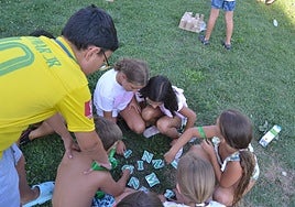 Los equipos tenían que formar una palabra