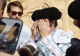 Morante de la Puebla, en el patio de cuadrillas de La Glorieta.