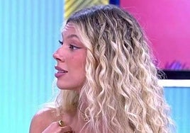 Alejandra Rubio, en el plató de 'Vamos a ver'.