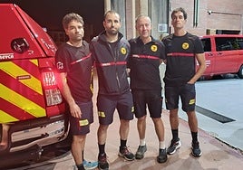 El equipo esta formado por un sargento jefe de guardia y tres miembros.