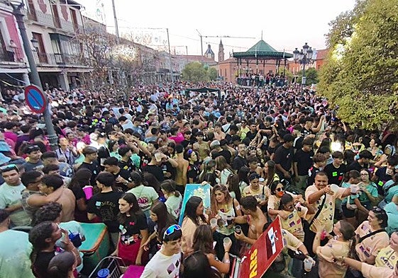 Inicio de las fiestas en Peñaranda.