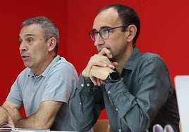 David Serrada, en rueda de prensa.