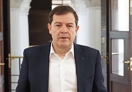 El presidente de la Junta de Castilla y León, Alfonso Fernández Mañueco.