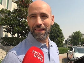 Gonzalo Miró, ante el micrófono de Europa Press.