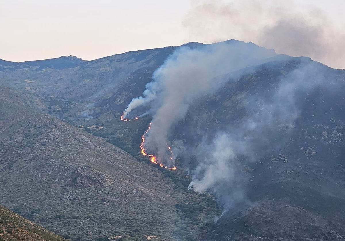 Imagen realizada desde La Muela (Cáceres).