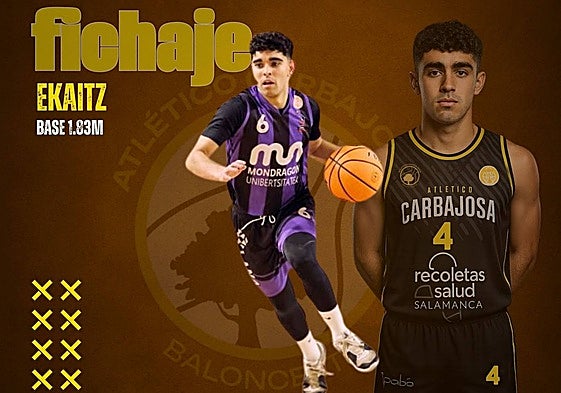 Ekaitz Madinaveitia, nuevo director de juego en el Atlético Carbajosa