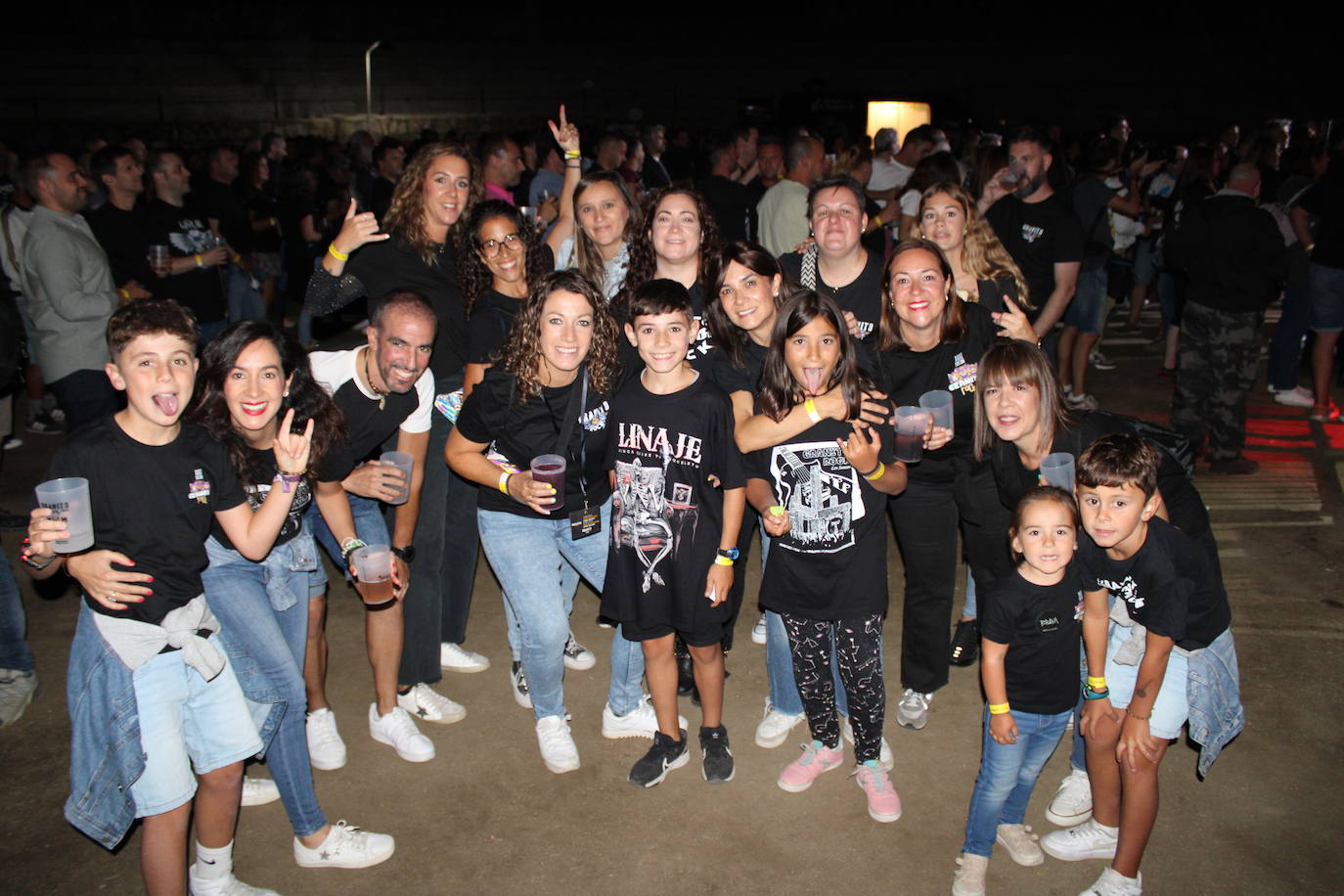 Los Santos disfruta de una completa noche de rock