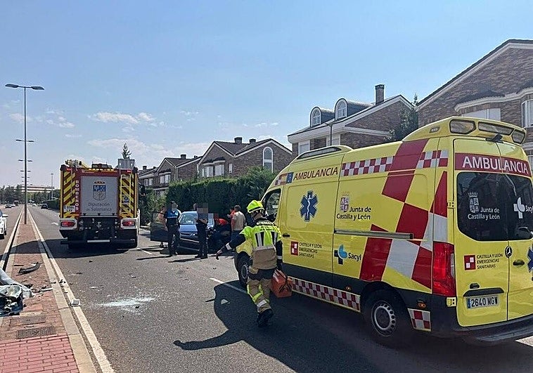 Imagen del accidente.