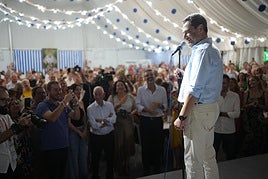 El presidente de la Junta de Andalucía y del PP autonómico, Juanma Moreno