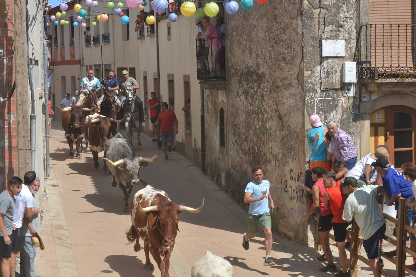 Lumbrales celebra un encierro vibrante