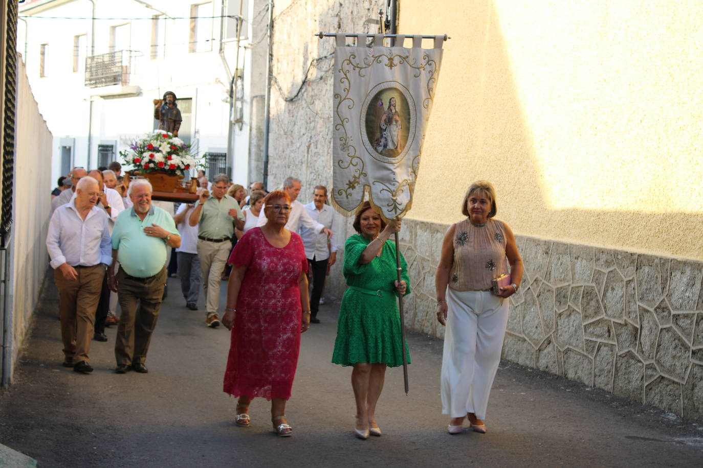 San Roque sale de nuevo a la calle en Ledrada