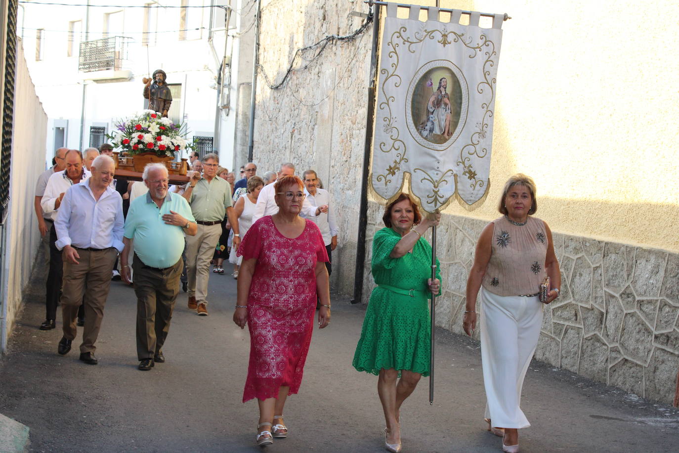 San Roque sale de nuevo a la calle en Ledrada