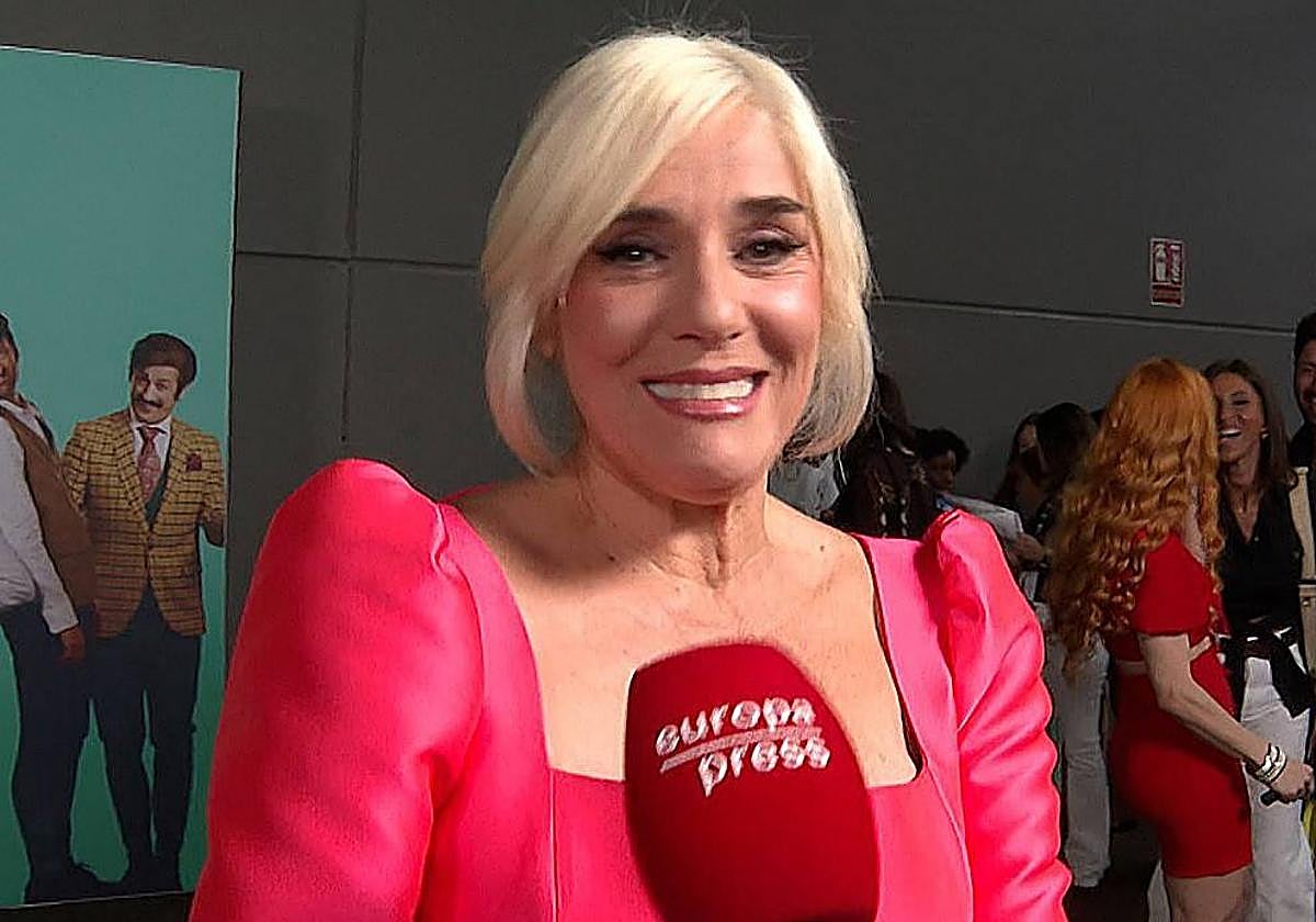 Anabel Alonso en el estreno de su última película, 'Campamento garra de oso'.