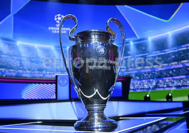 Imagen del trofeo de la Champions.