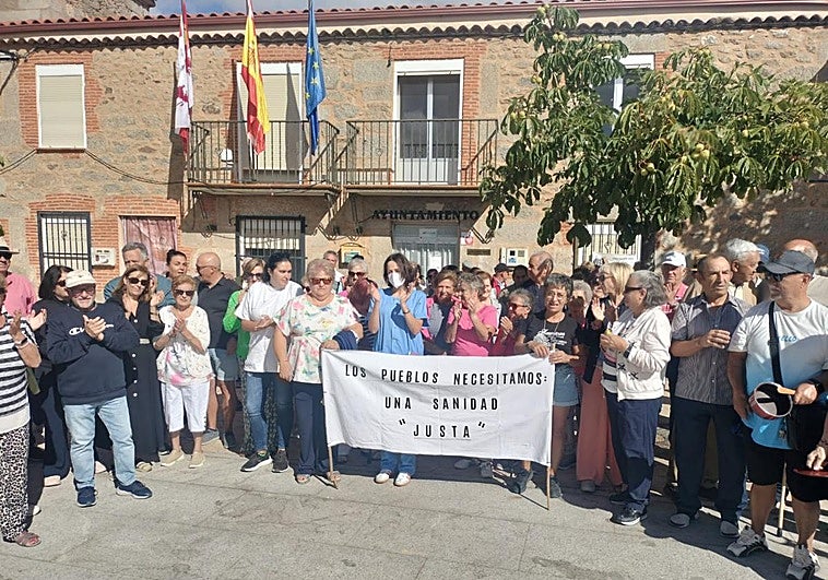 Gallegos de Solmirón reclama una «sanidad justa»