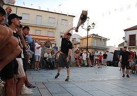 Lanzamiento de Alejandro García, el ganador de la prueba