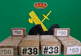 Imagen del botín incautado.