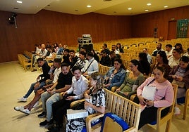 Momento de la presentación de la feria de empleo organizada por la Fundación Secretariado Gitano.