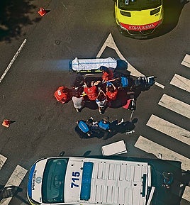 La muerte de un anciano arrollado por un bus en la confluencia de Gran Vía con Sancti-Spìritus dio inicio a un trágico verano en la red vial.