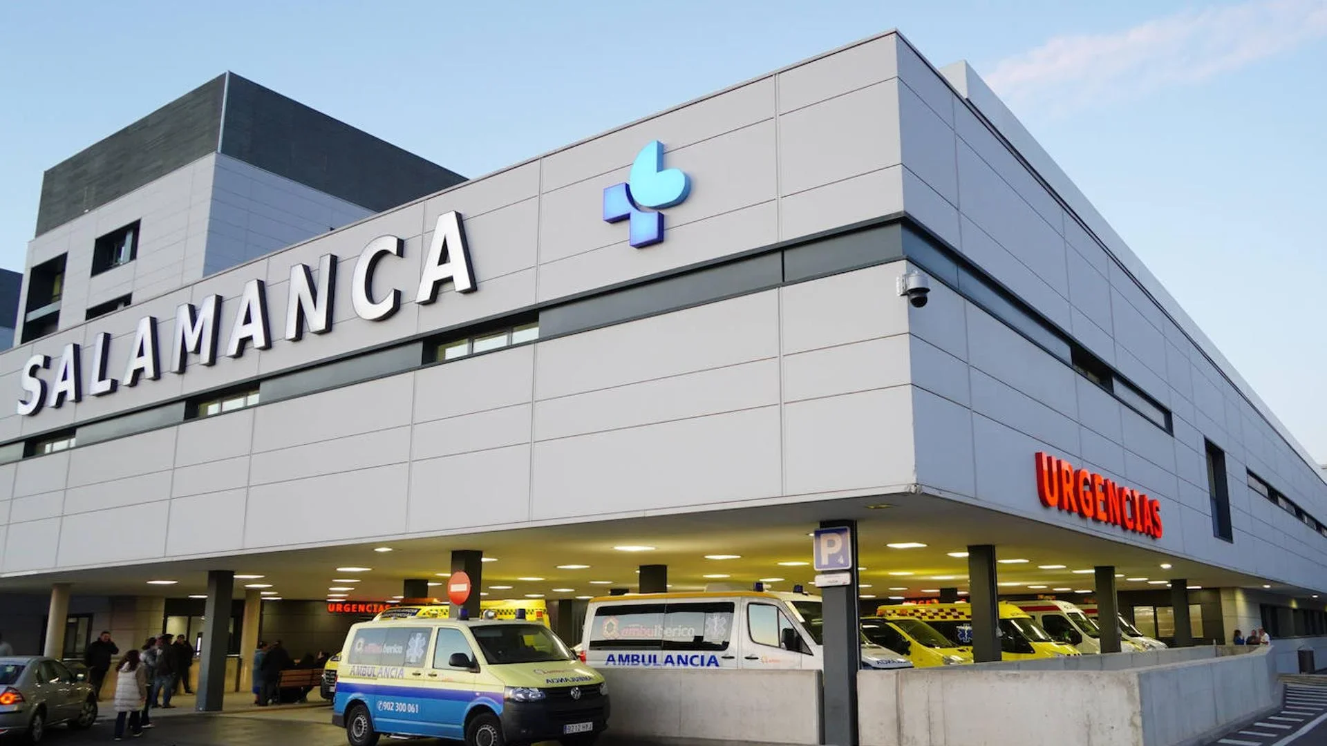 Imagen de los exteriores del Hospital de Salamanca.