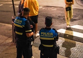 Agentes de la Policía Local en una imagen de archivo.