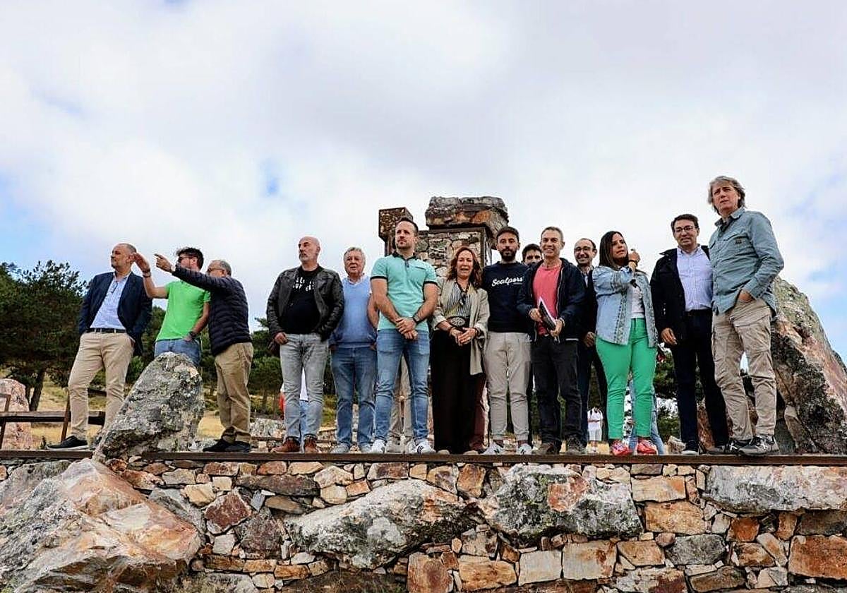 Carlos Martínez en su visita al Parque de Las Batuecas (Salamanca).