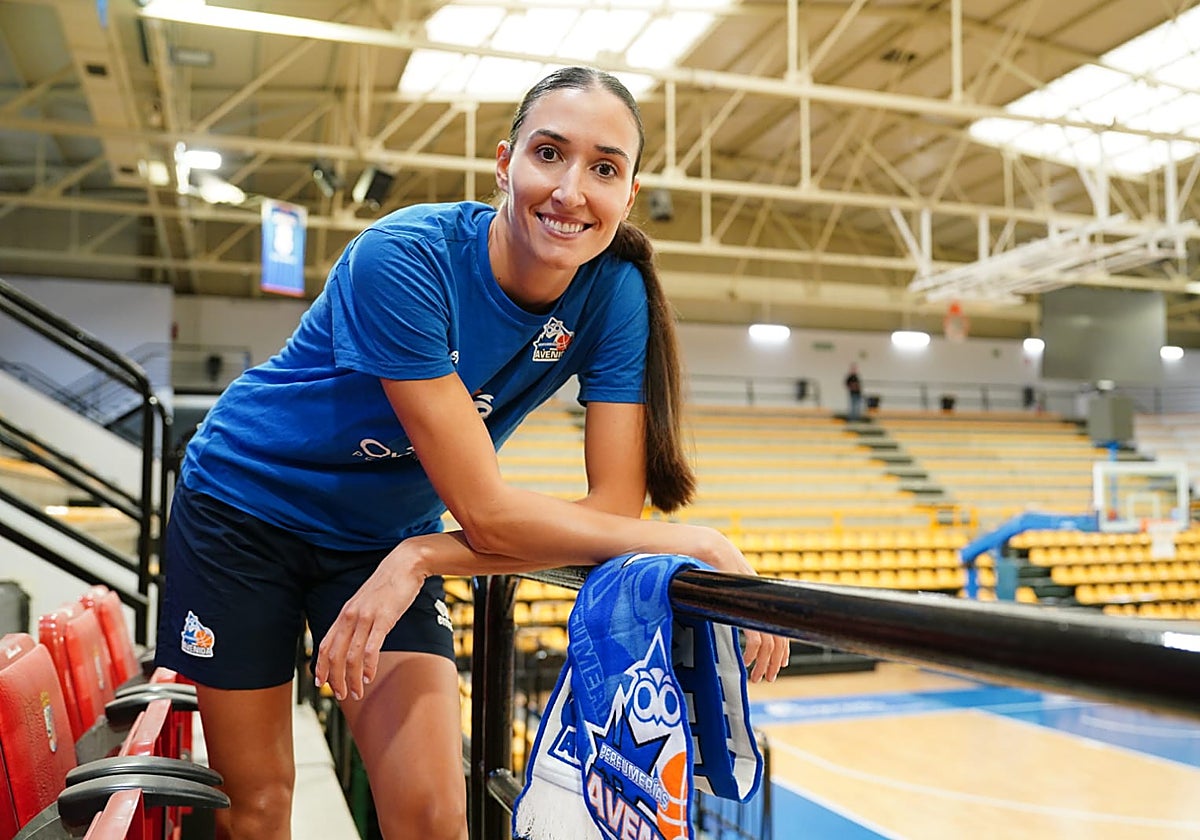 Belén Arrojo, en el palco del pabellón de Würzburg Silvia Domínguez