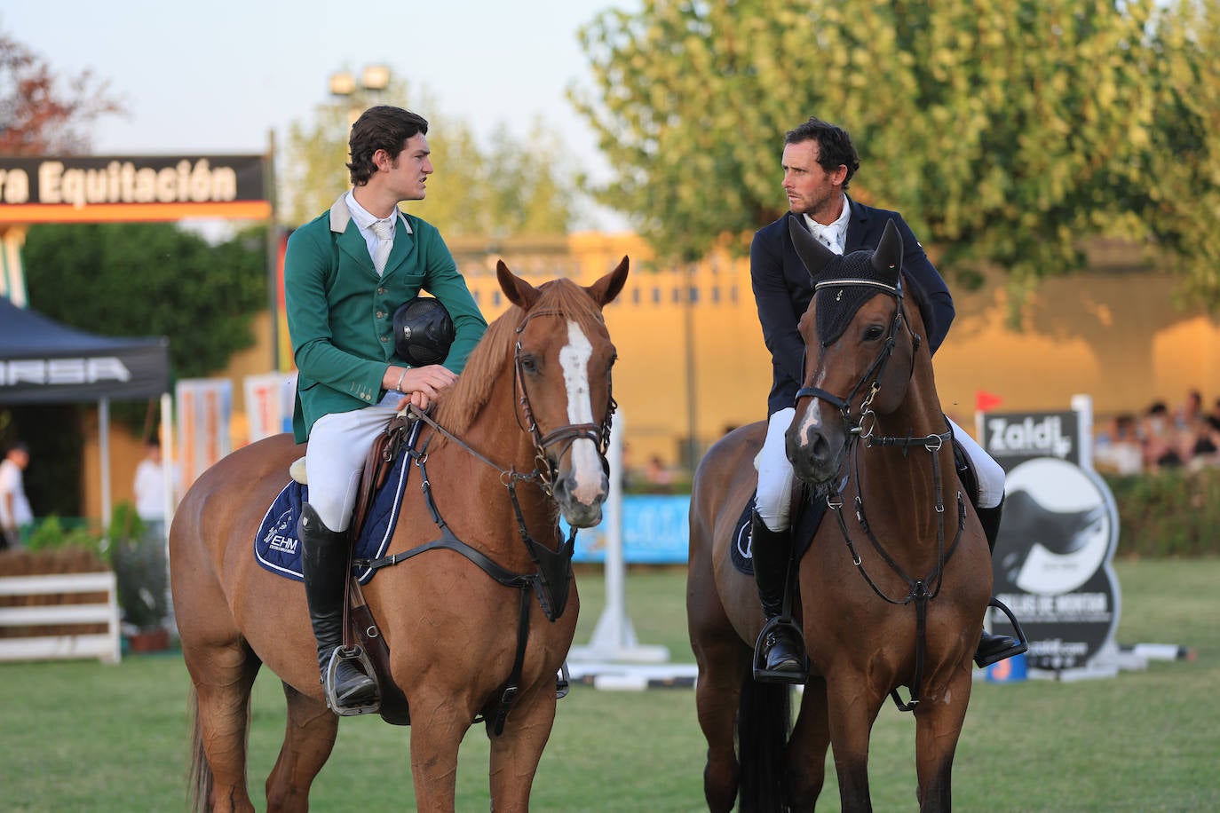 Ambientazo en la primera jornada de un concurso de saltos que enamora a Salamanca