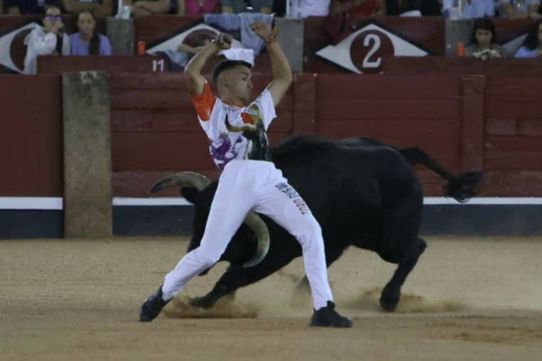 Las mejores imágenes del espectacular concurso de recortes que abrió la Feria en La Glorieta
