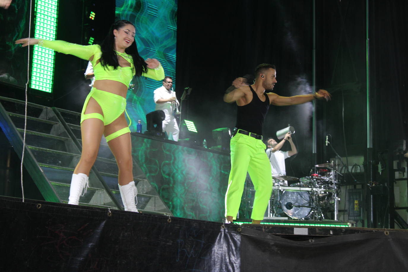 La música anima la noche de fiesta en Béjar