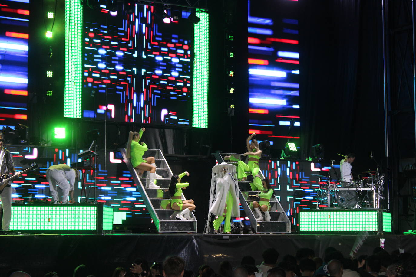 La música anima la noche de fiesta en Béjar