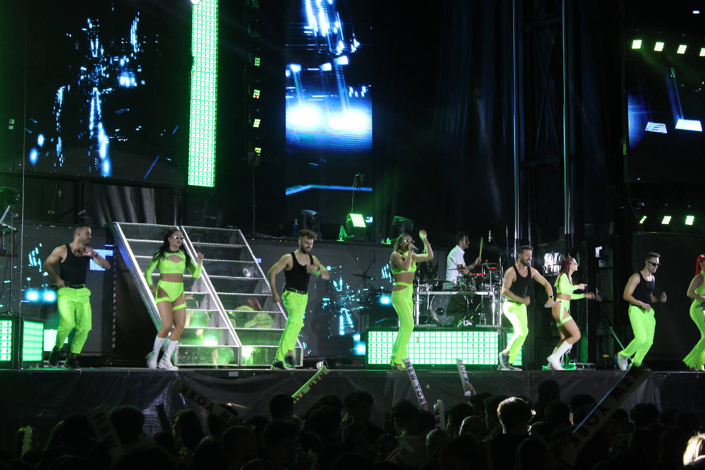 La música anima la noche de fiesta en Béjar