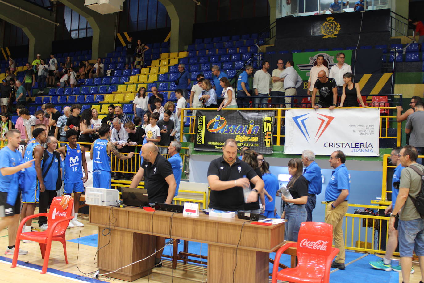Béjar disfruta con el baloncesto