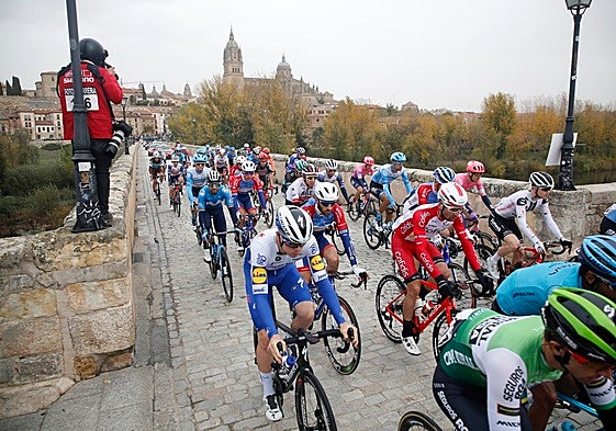 Último paso de la Vuelta a España por Salamanca.