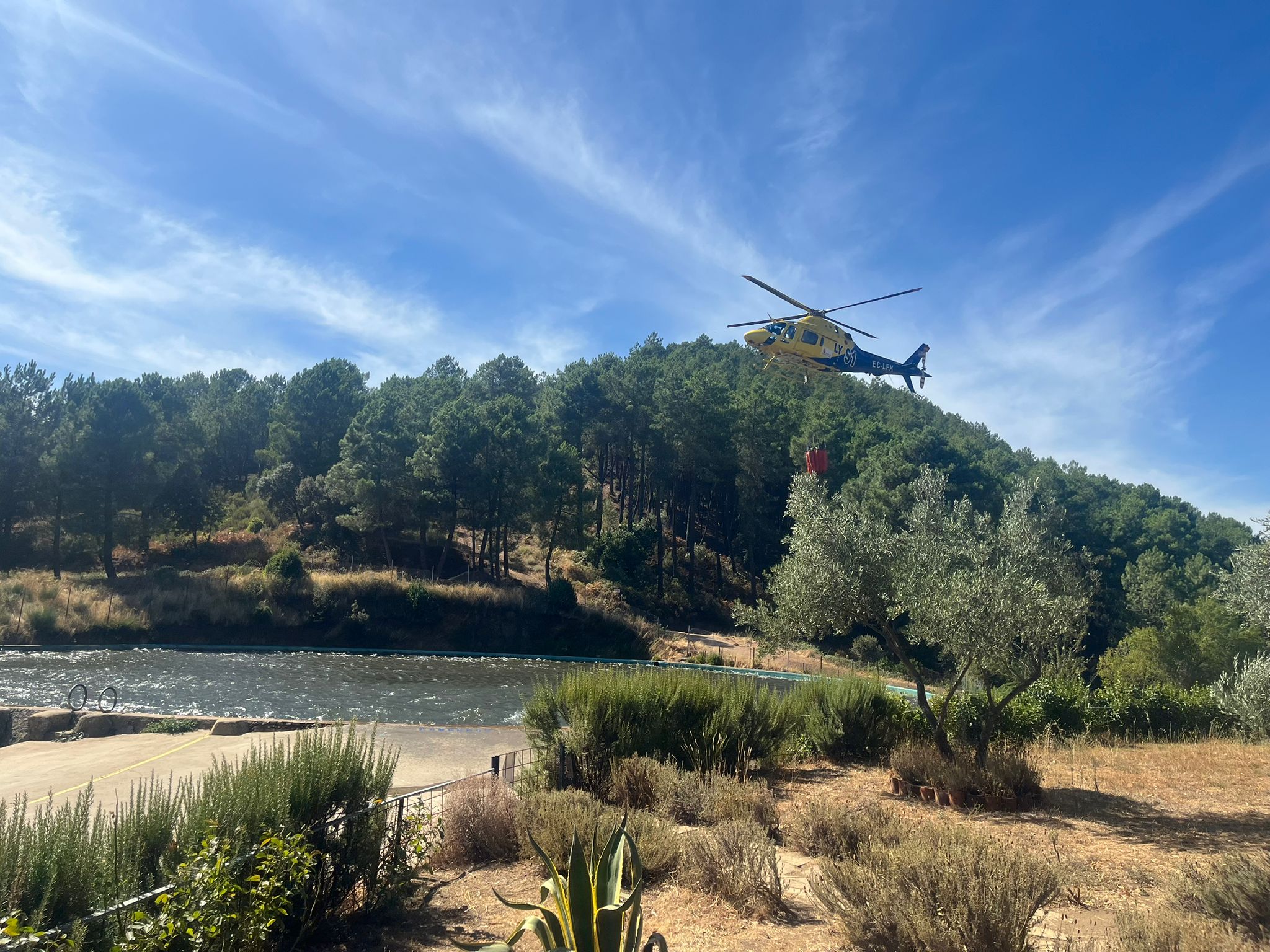 El incendio de Garcibuey, en imágenes