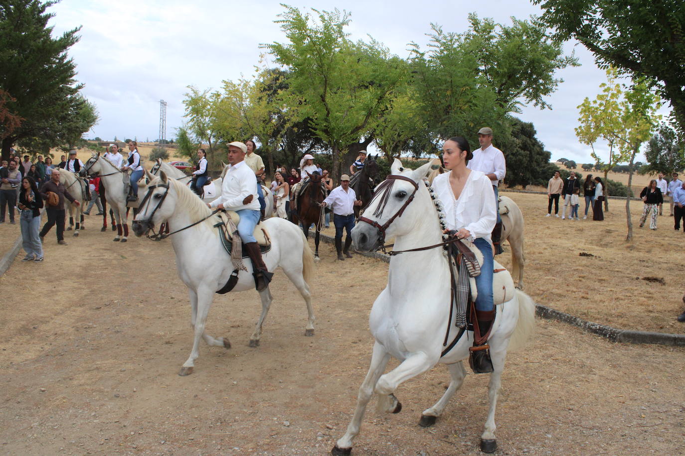Honores a la Virgen del Carrascal en Cespedosa de Tormes