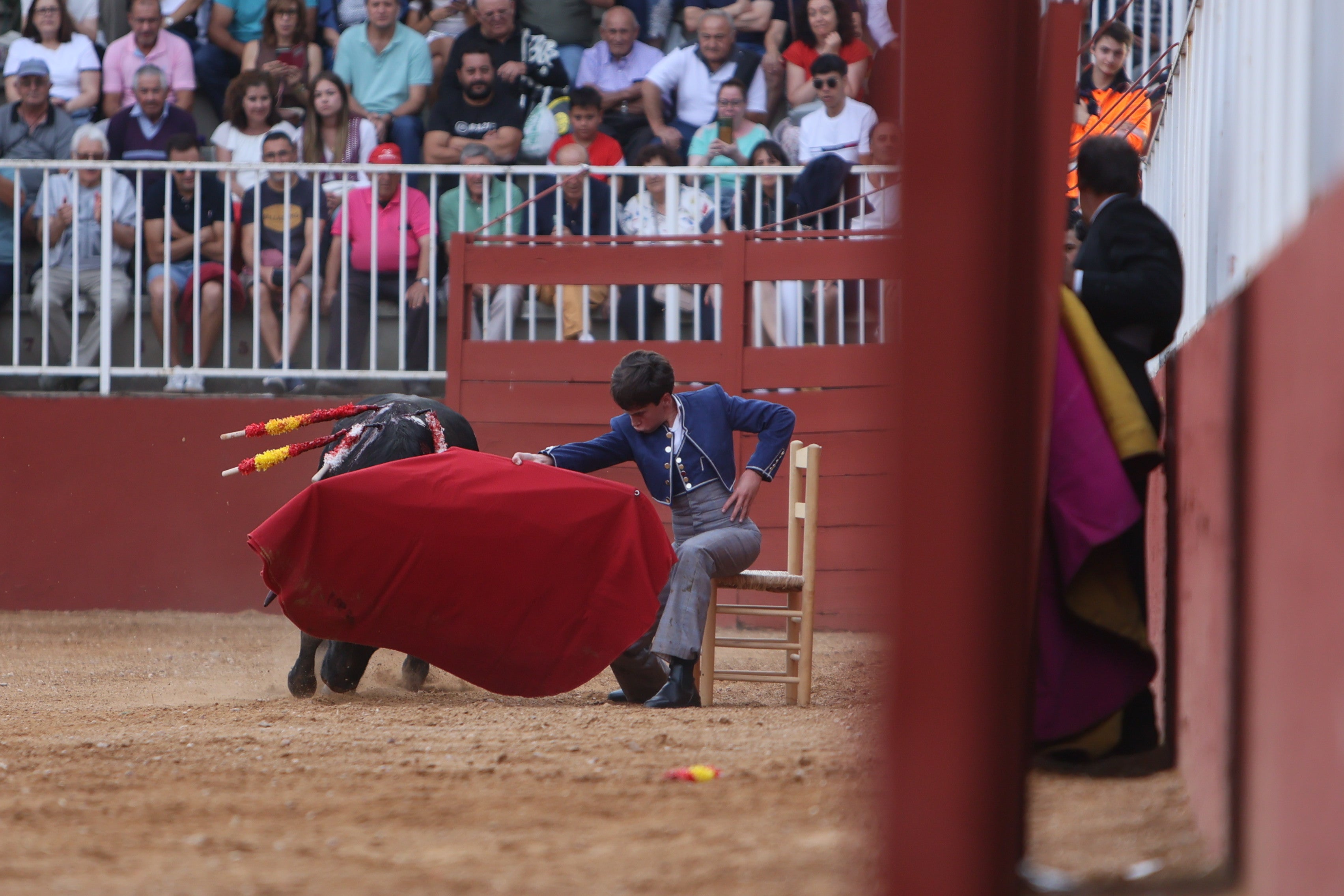 José Tomás Ortiz, triunfador en la clase práctica de tauromaquia