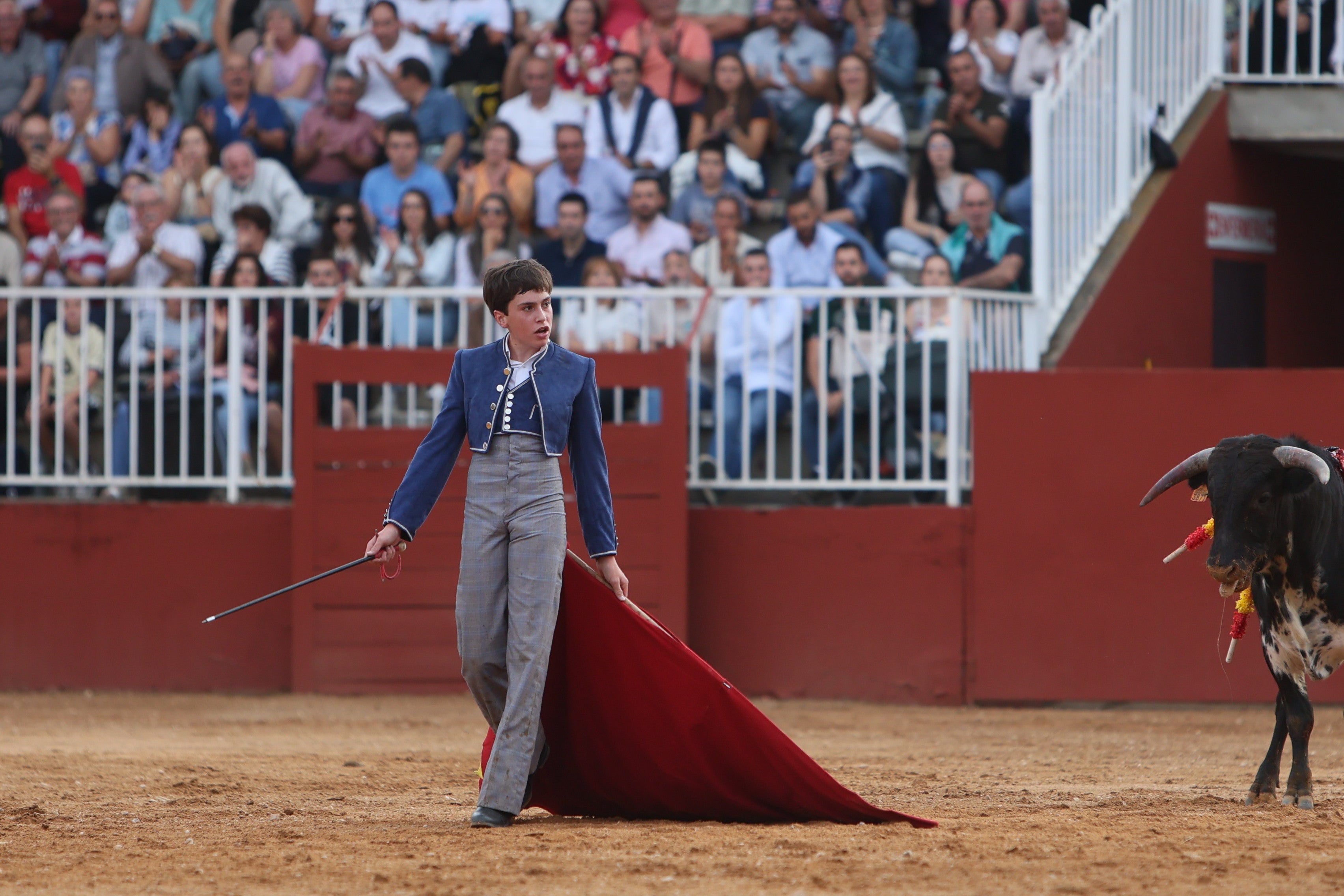 José Tomás Ortiz, triunfador en la clase práctica de tauromaquia