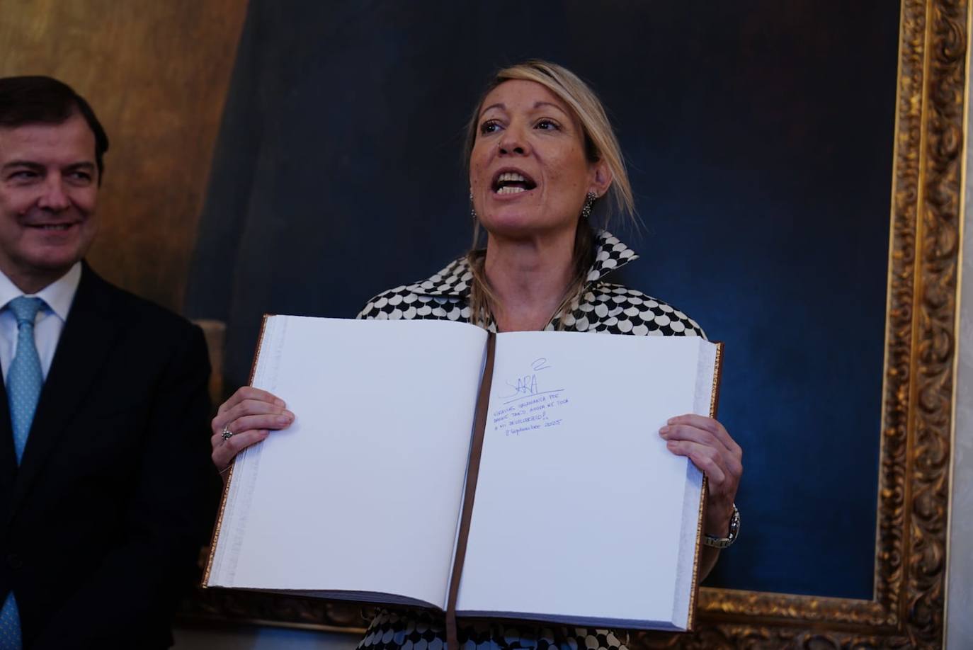 El pregón de Sara Cuadrado en el Ayuntamiento, en imágenes