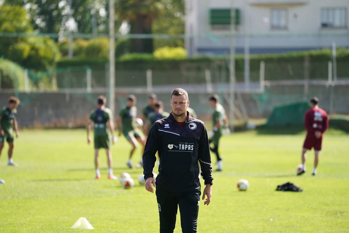 El anexo al Tori acoge la primera sesión de la semana para Unionistas con la vista puesta en el Pedro Escartín