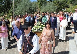 Imagen de la procesión del día grande de las fiestas de El Tornadizo